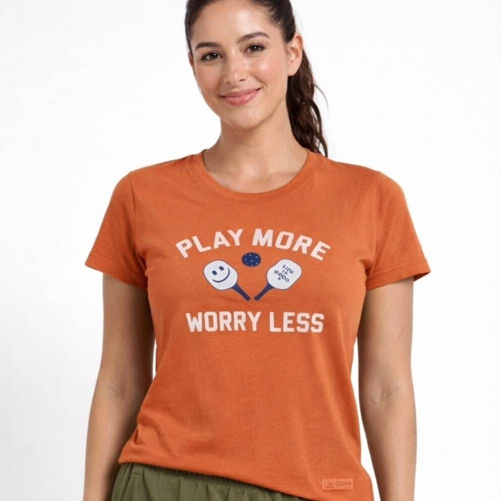 Life Is Good “Play More Worry Less”